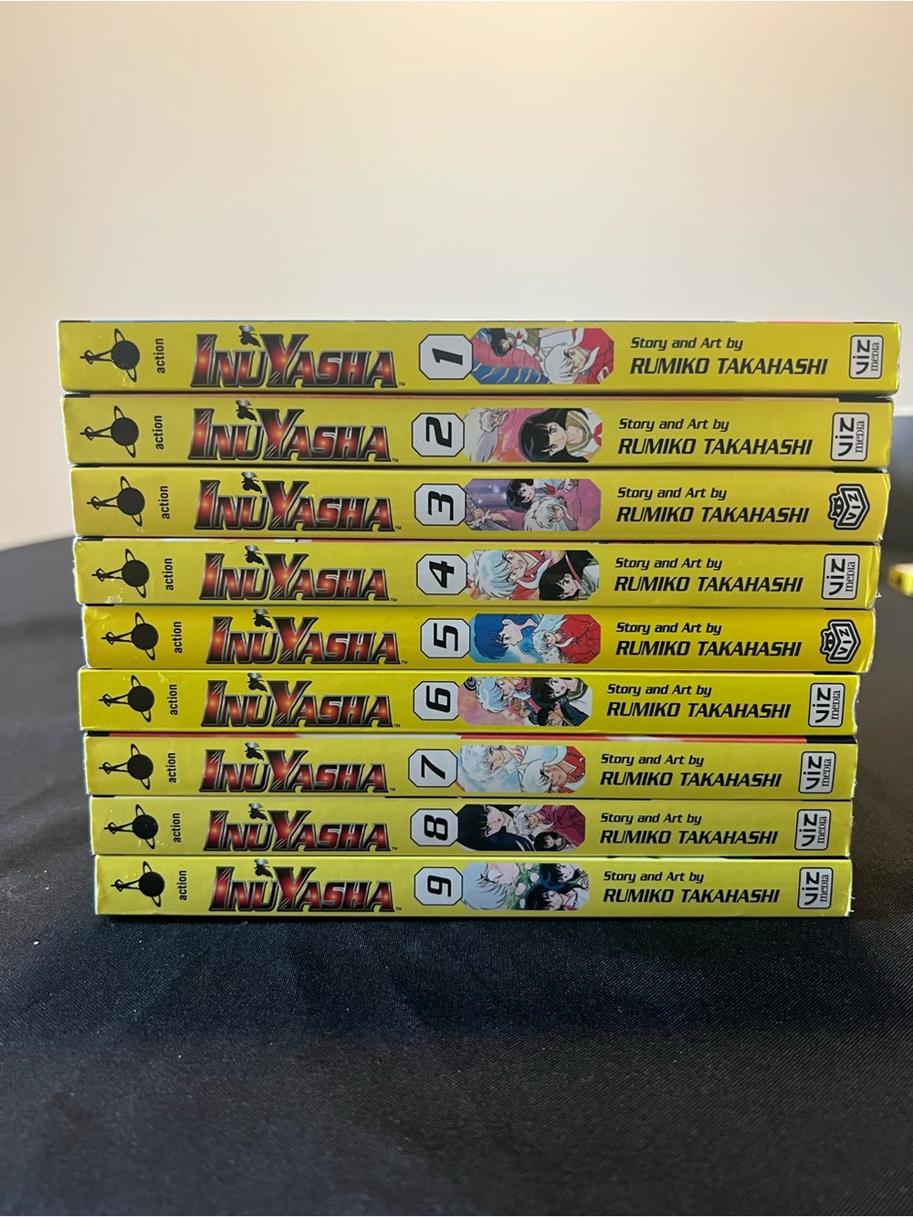 InuYasha Manga Volumes 1-9 English Bundle Lot - Rumiko Takahashi Viz Media